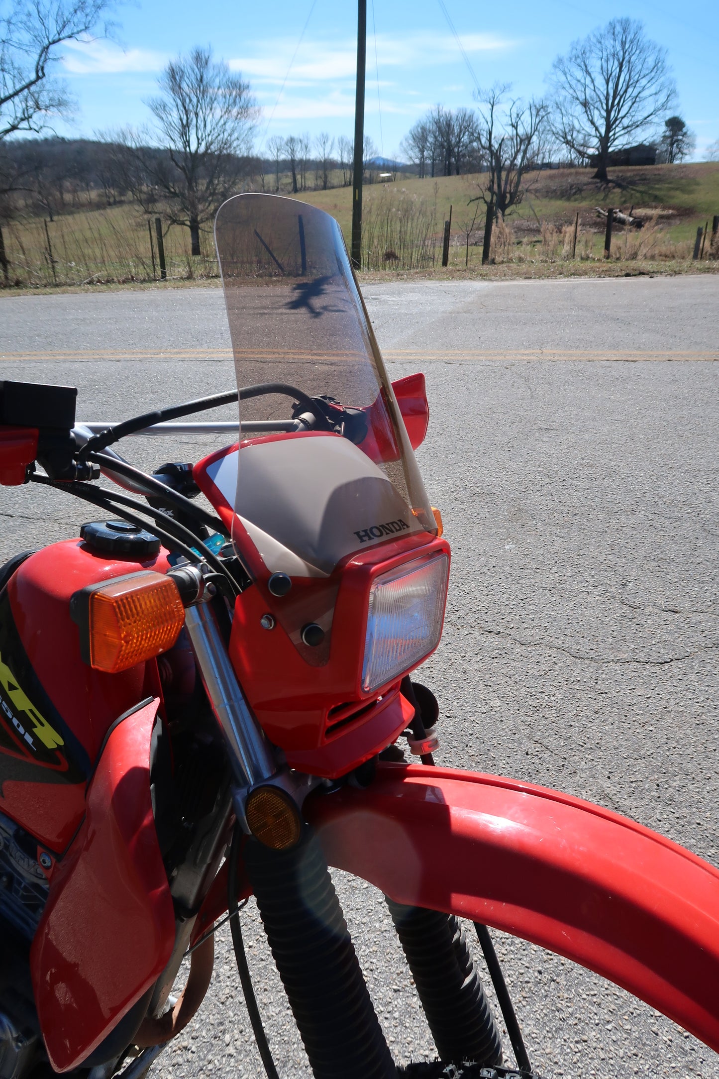 Honda XR650L Rally Shield