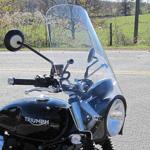 Triumph motorcycle deals windshield