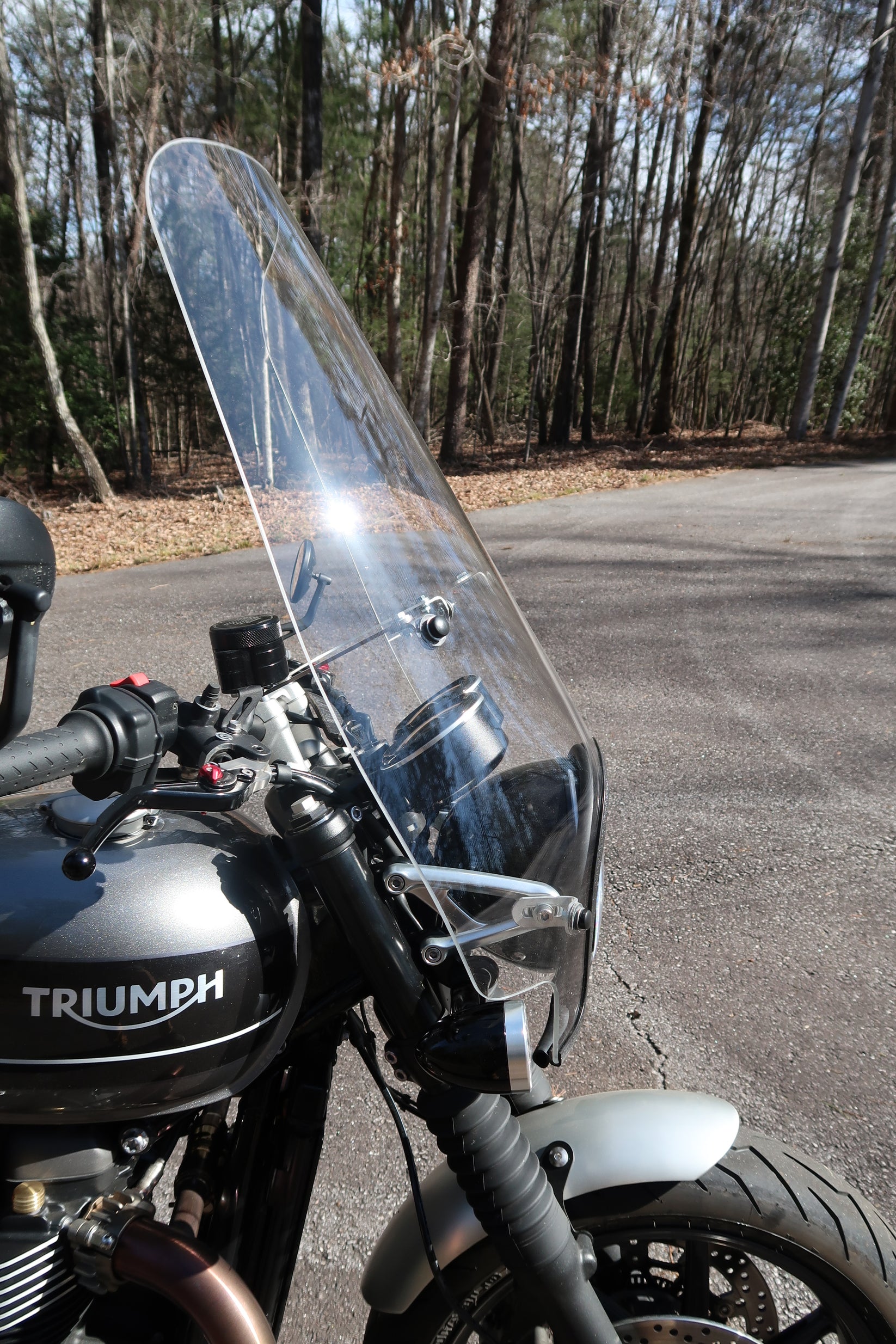 triumph t120 windshield